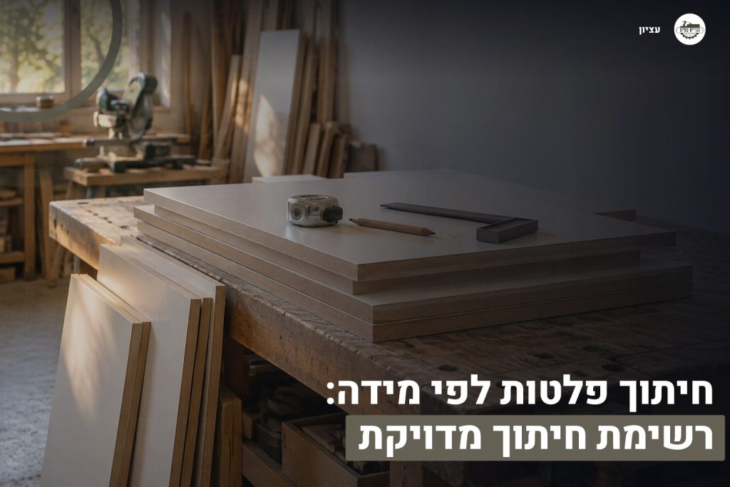 חיתוך פלטות